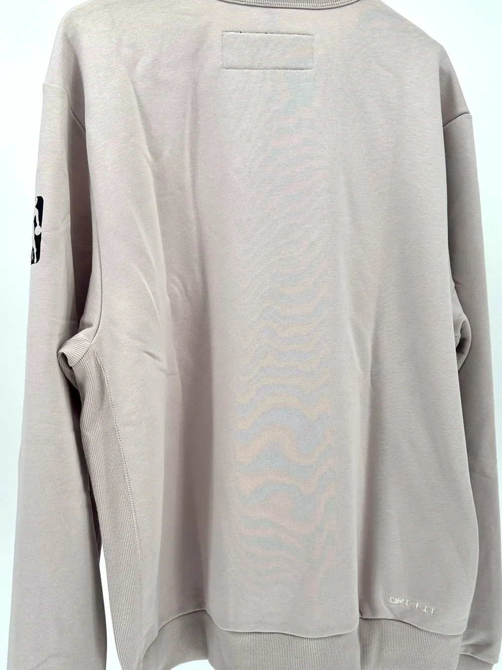 Nike Men's Suns Crewneck Sweatshirt in Light Taupe with Black Logo X-Large NWT